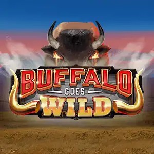 Buffalo Goes Wild slot logo by Mancala Gaming at WishWin Casino