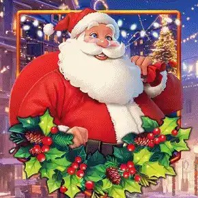 Christmas Wheel slot visual from KA Gaming available on wishwin-casino.fr