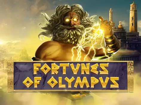 Fortunes of Olympus slot logo by Pragmatic Play at WishWin Casino