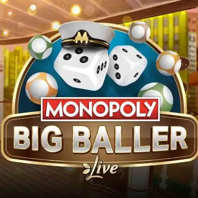 MONOPOLY Big Baller online game logo by Evolution on wishwin-casino.fr